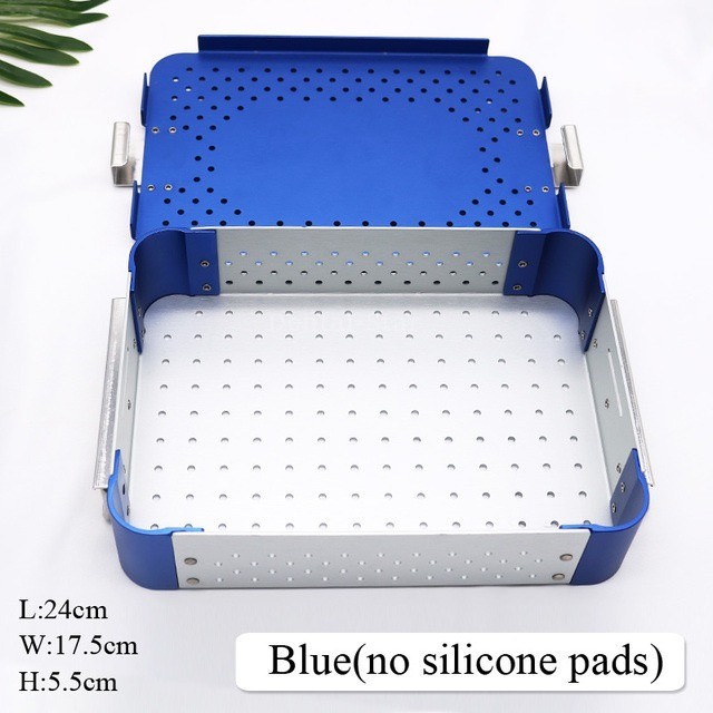 Surgical Sterilization Tray Box Aluminum Alloy Disinfection case Box Instrument