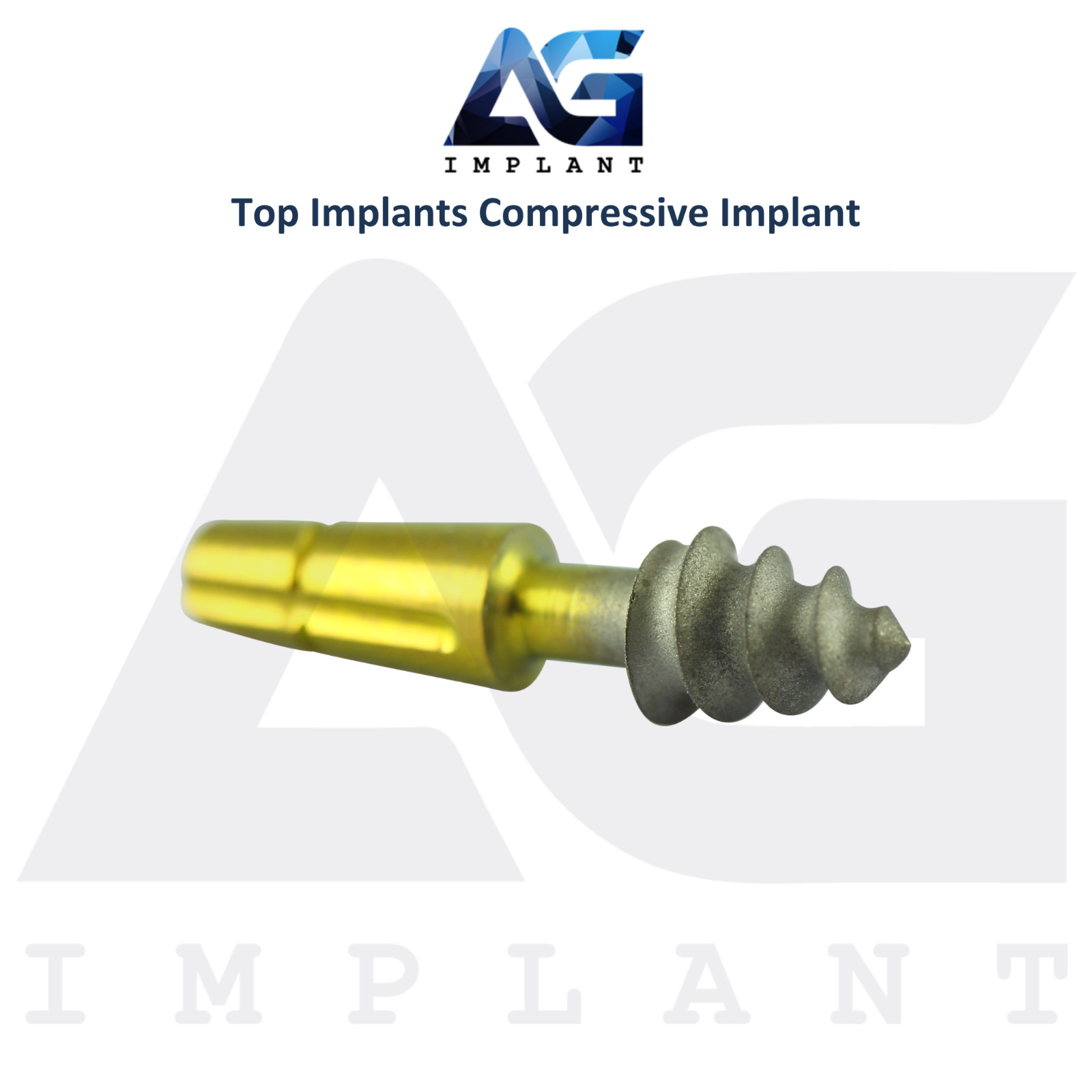 Titanium Compressive Monoblock Dental Fixtures SLA Surface One Piece Dentistry