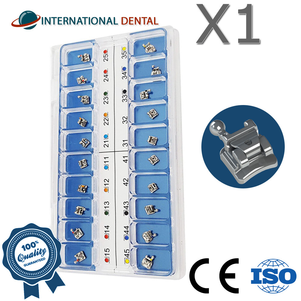 Orthodontic Dental Morelli Metal Self Ligating Interactive SLI Brackets Kit Roth