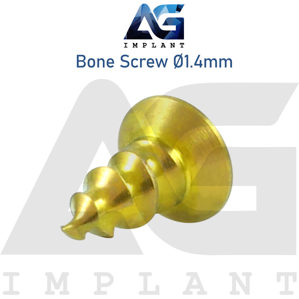 20 Titanium Screw Ø1.4mm Guided Regeneration GBR Dental Membrane Fix System