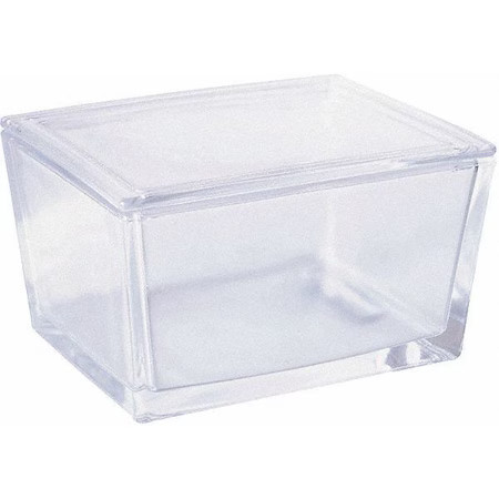 Wheaton 900303 Staining Dish W/Cover, Cap. 40 Slides, Pk6