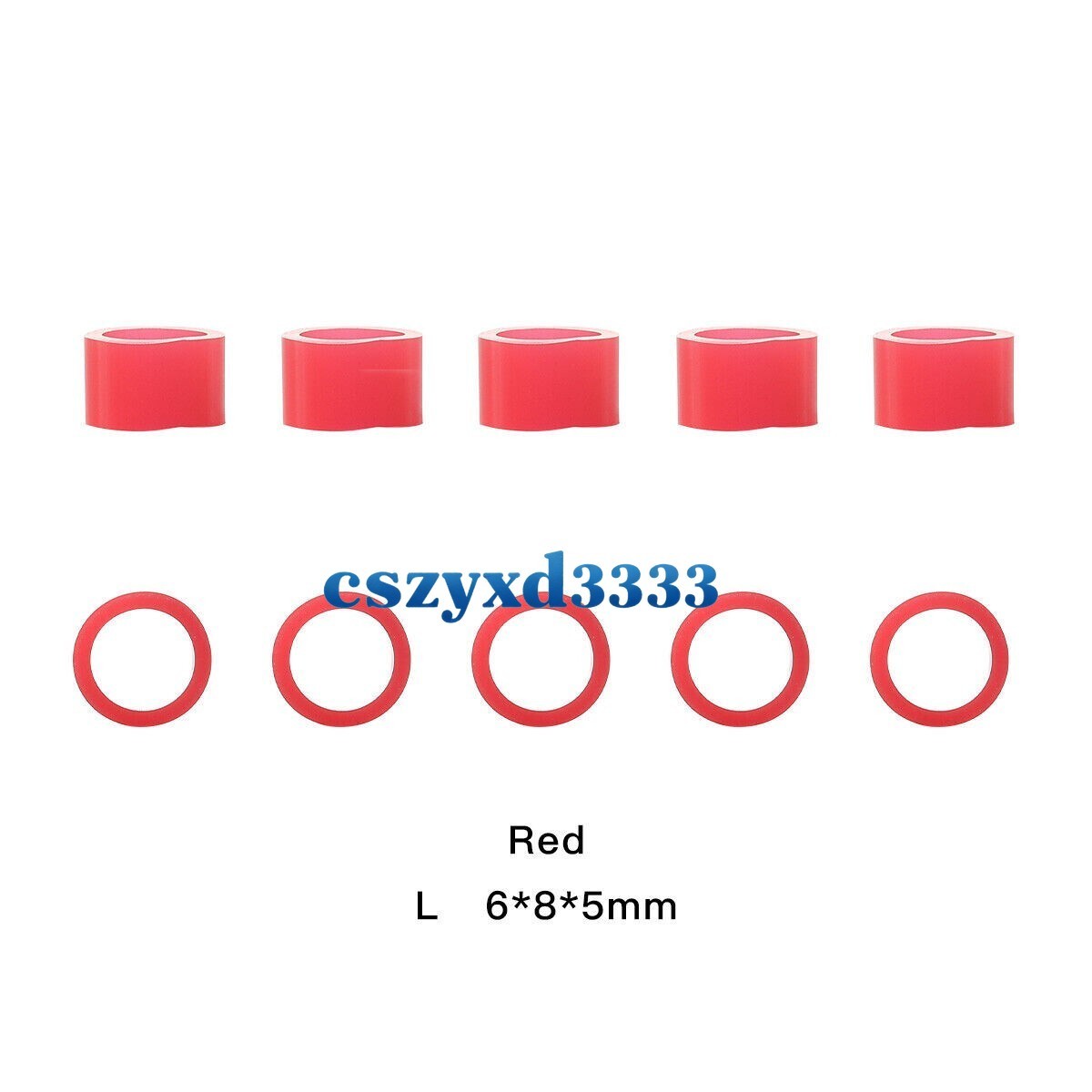 100Pcs Dental Code Ring Multi-Color Autoclavable Dental Silicone Color Code Ring