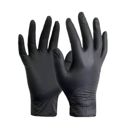 SYSCO HIGH PERFORMANCE NITRILE (Size XLarge) BLack GLOVES 1 /100 CT POWDER FREE