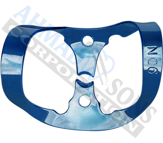 Endo Rubber Dam Tooth Clamps Endodontic Dental Instruments Blue Titanium Coated