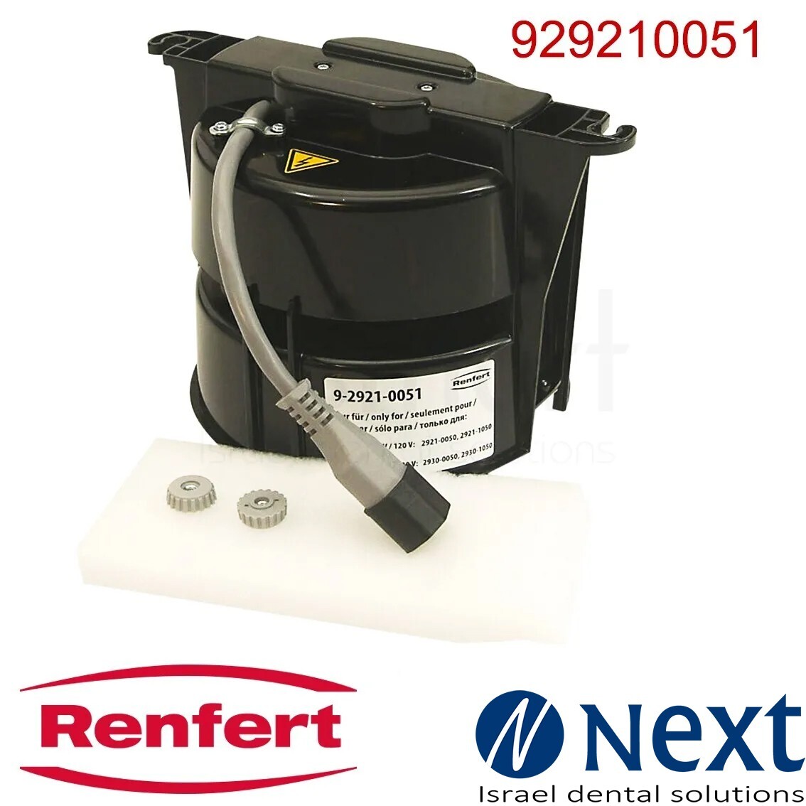 Renfert Spare parts suction extraction unit Motor unit Silent TS / TS2 929210051