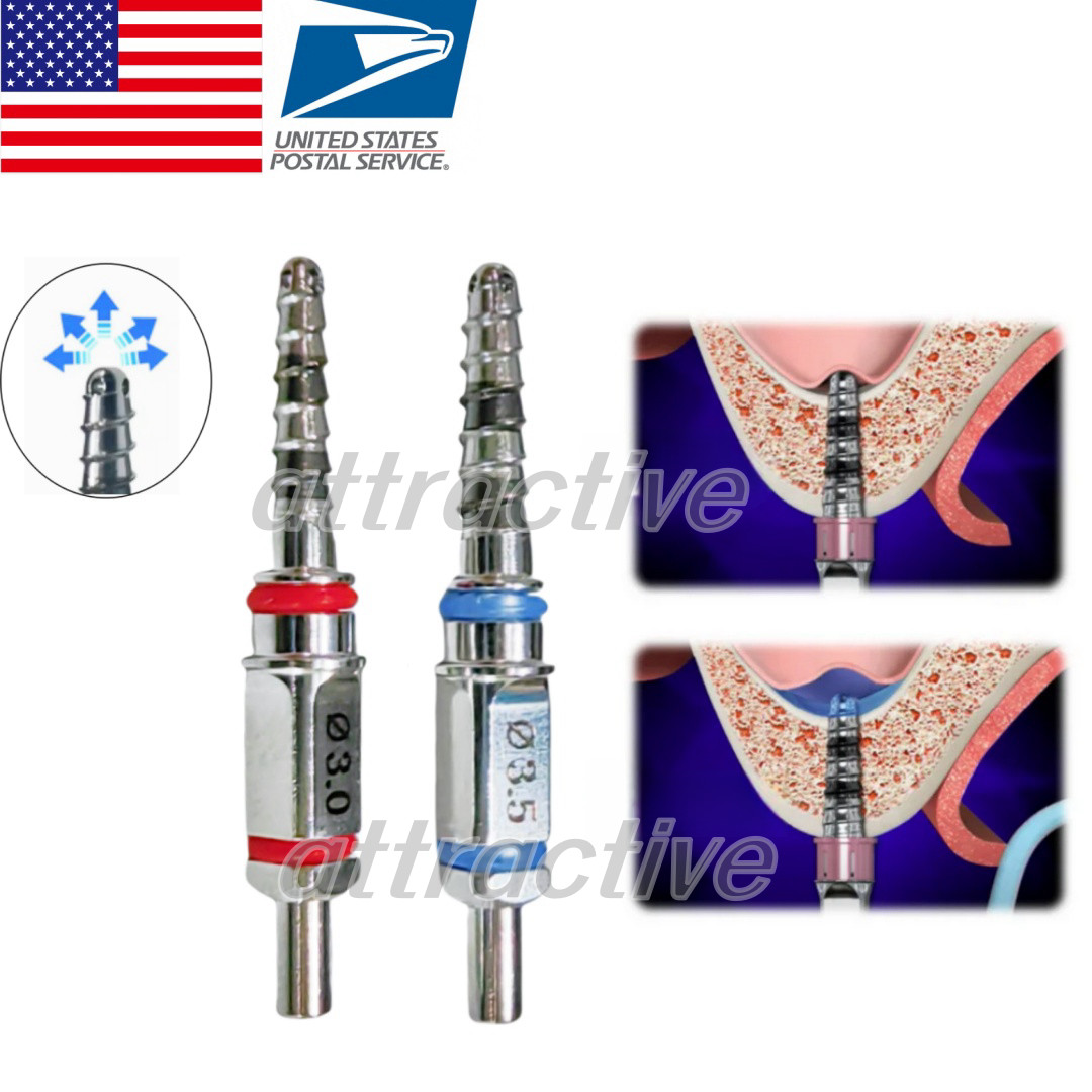 2pcs Dental Water Rising Drills Hydraulic Membrane Lifter Sinus Lift Aqua Dome