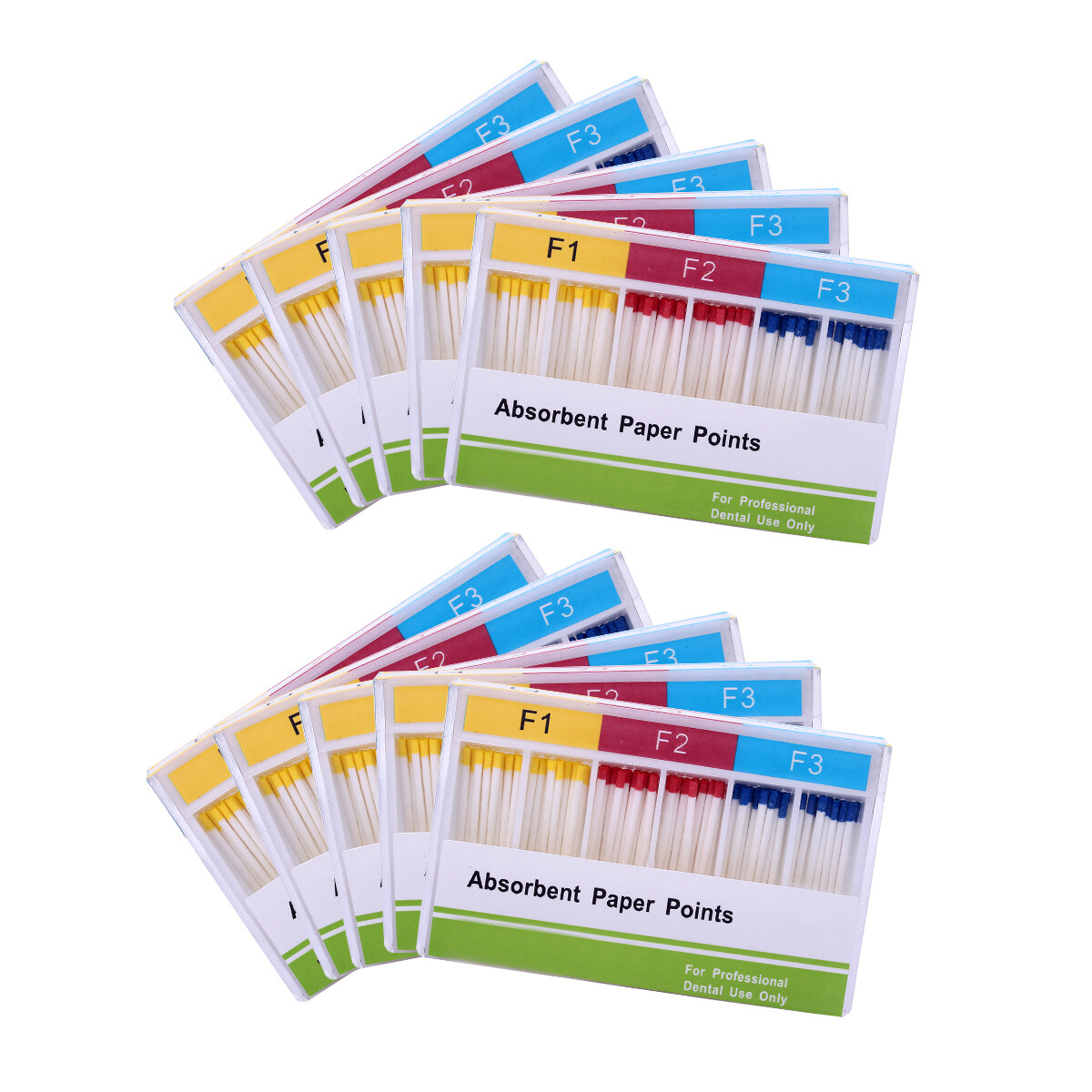 AZDENT Dental Endo Absorbent Paper Point /Root Canal Gutta Percha Point F1 F2 F3