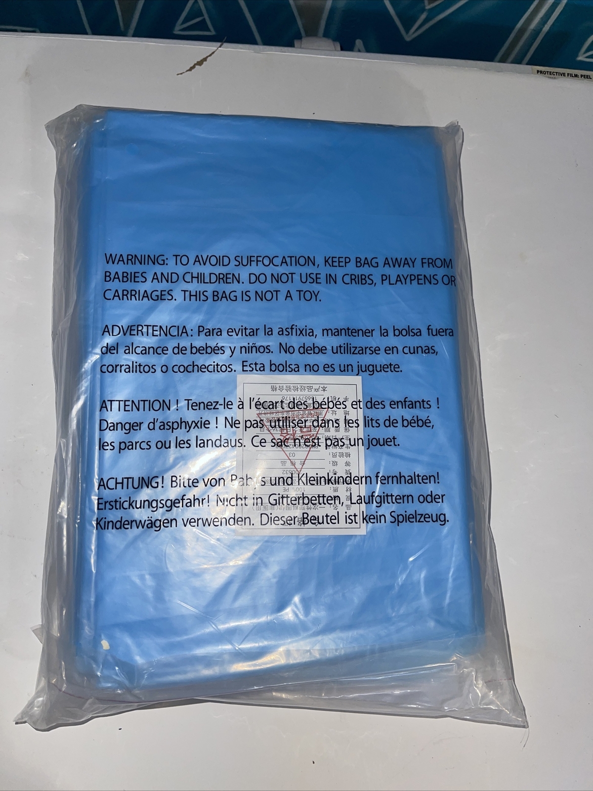 15-Pack Polyethylene Isolation Gowns – Level 1 Non-Surgical Blue (Model LSP7607-