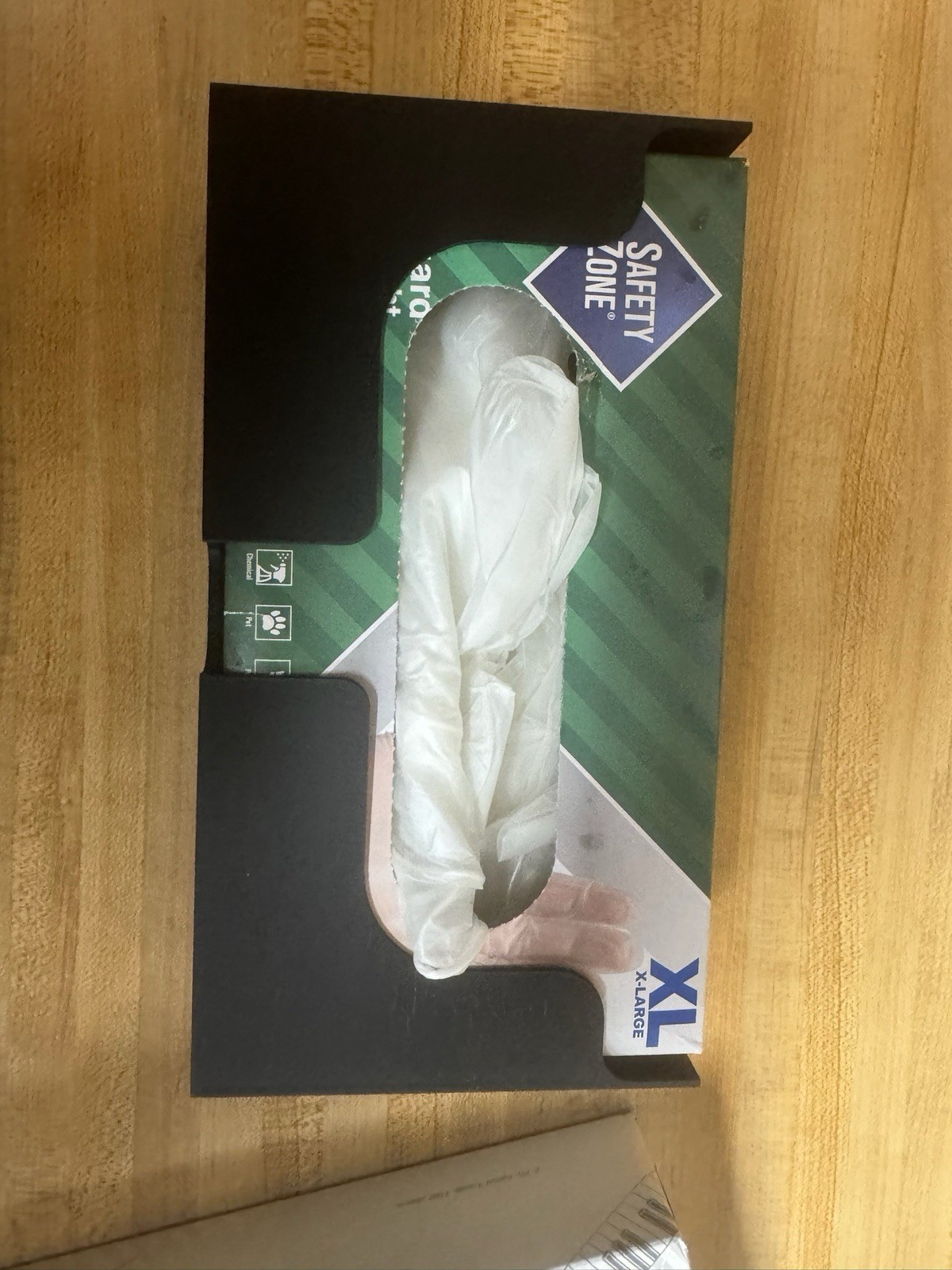 Safety Zone ProGuard Light-Weight Clear Vinyl Gloves XL Box Holder Dispenser