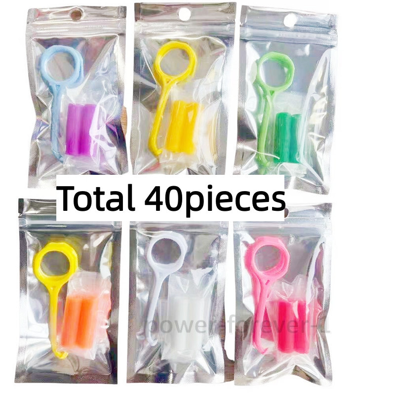 40Pcs Dental Aligner Chewie Removal Tool Plastic Remove Invisible Braces Chewies