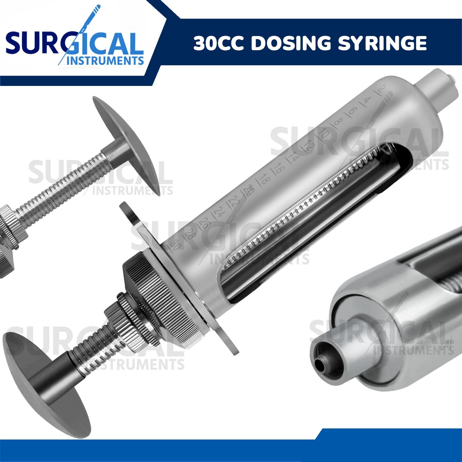 30cc Dosing Syringe Veterinary Ranch Farm Livestock Feeder German Grade