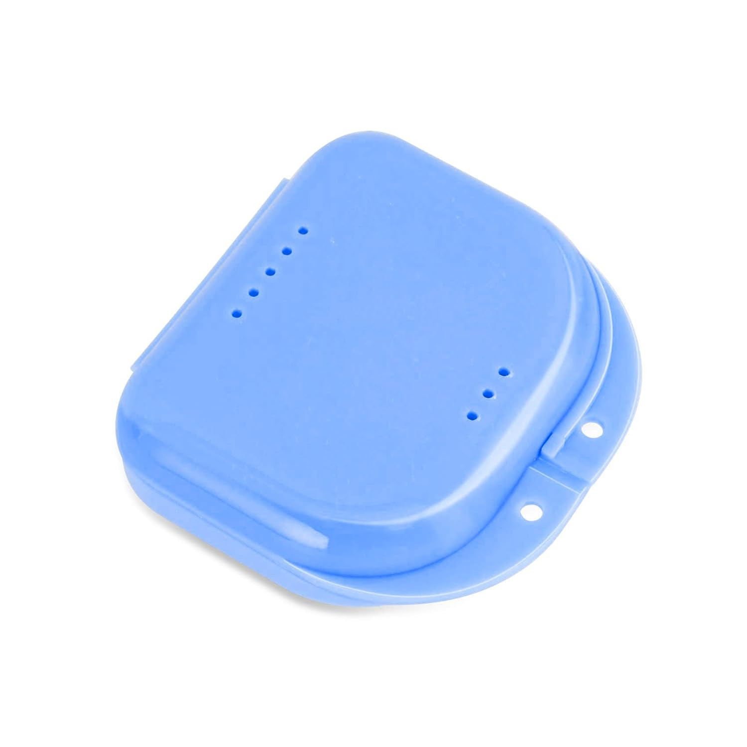 Orthodontic Retainer Case with Vent Holes, Denture Box Mouthguard Container Mout