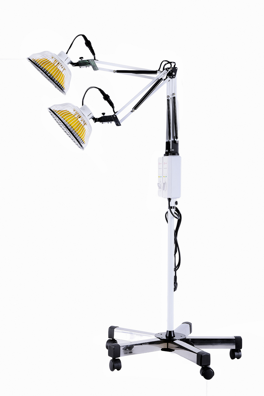 Floor-standing Double Lamp Head Electromagnetic TDP Heat Therapy Lamp CQG-222AA