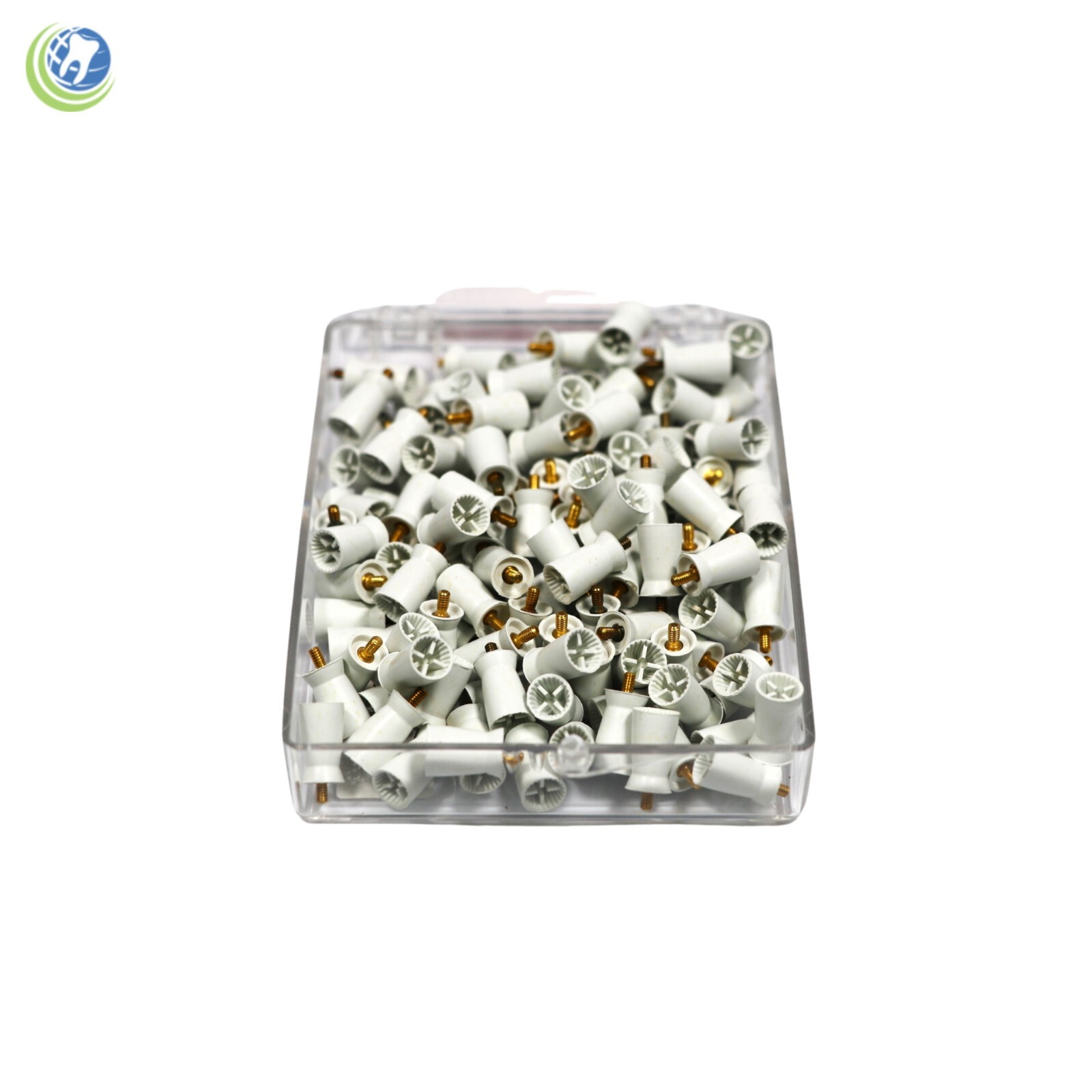 Dental Polishing Prophy Prophylaxis Cups Screw On Webbed Silicone 144pc/Box