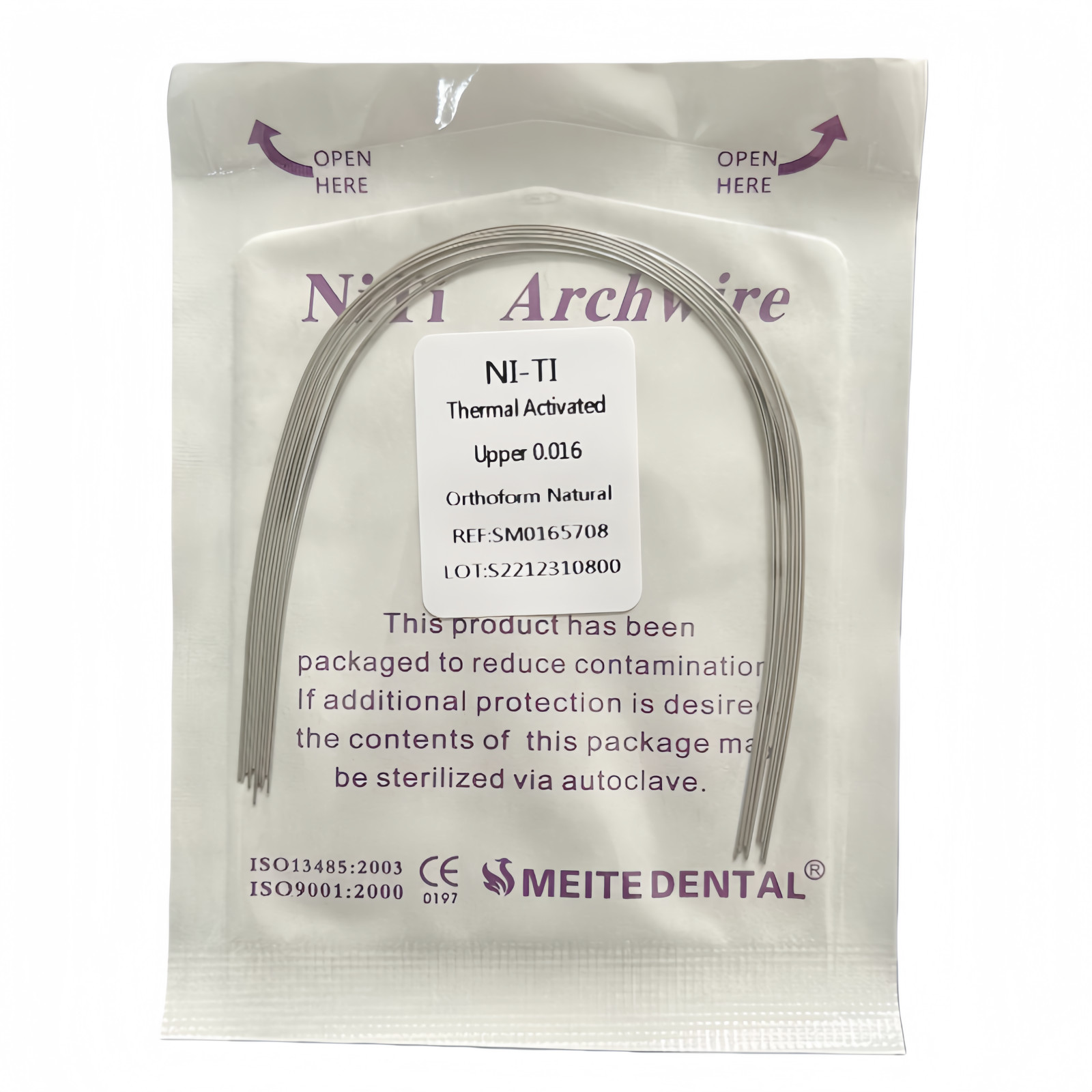 10Pack Dental Ortho Heat Thermal Activated/Super Niti/Stainless Steel Arch Wires