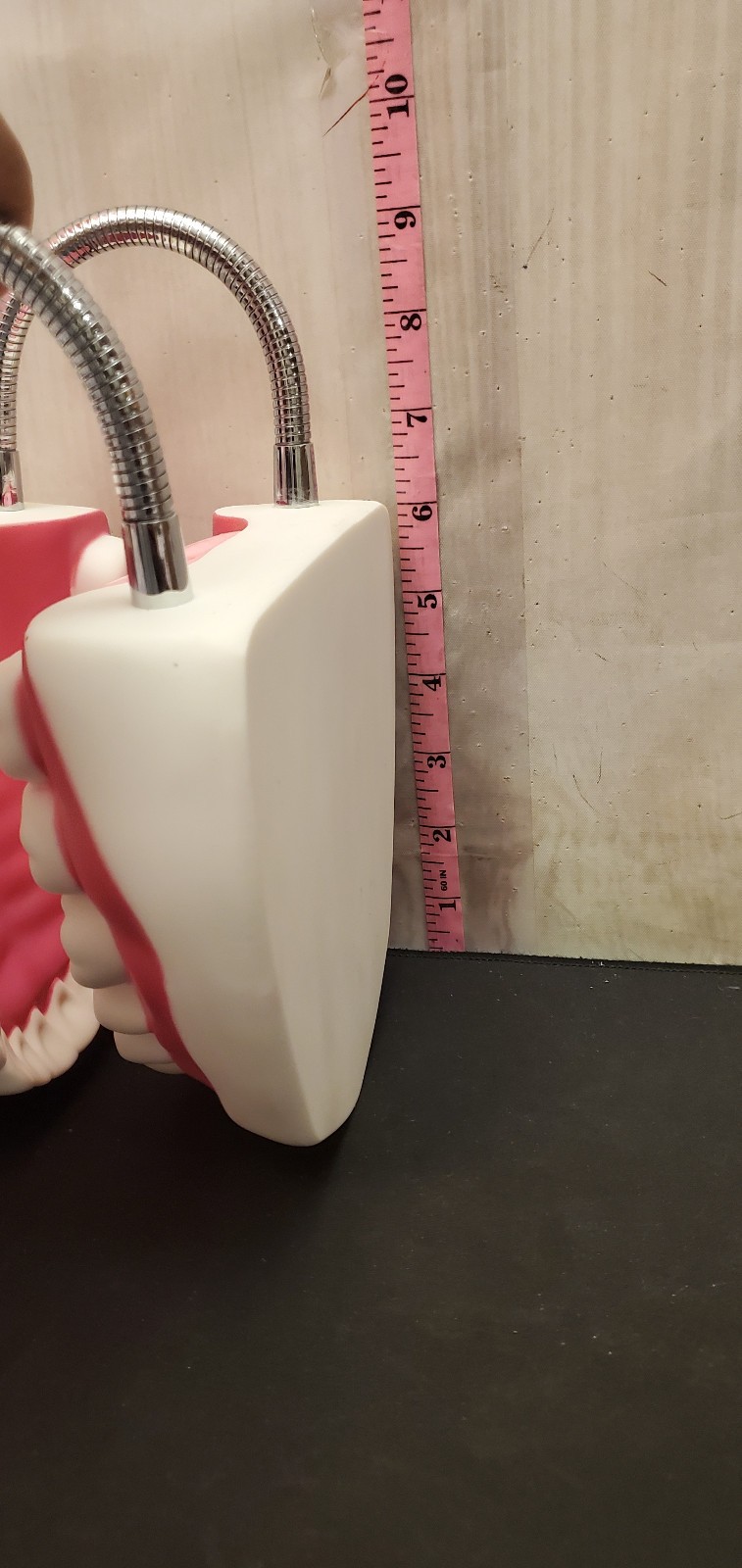 Large big Dentist office Hinge Denture Mouth Teeth Tooth display Decore