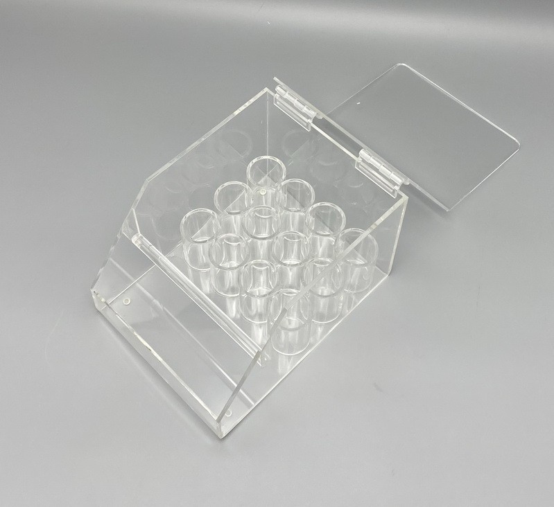 Dental Acrylic Organizer Case Power Chain Ligature Tie Storage Box Holder 2in1