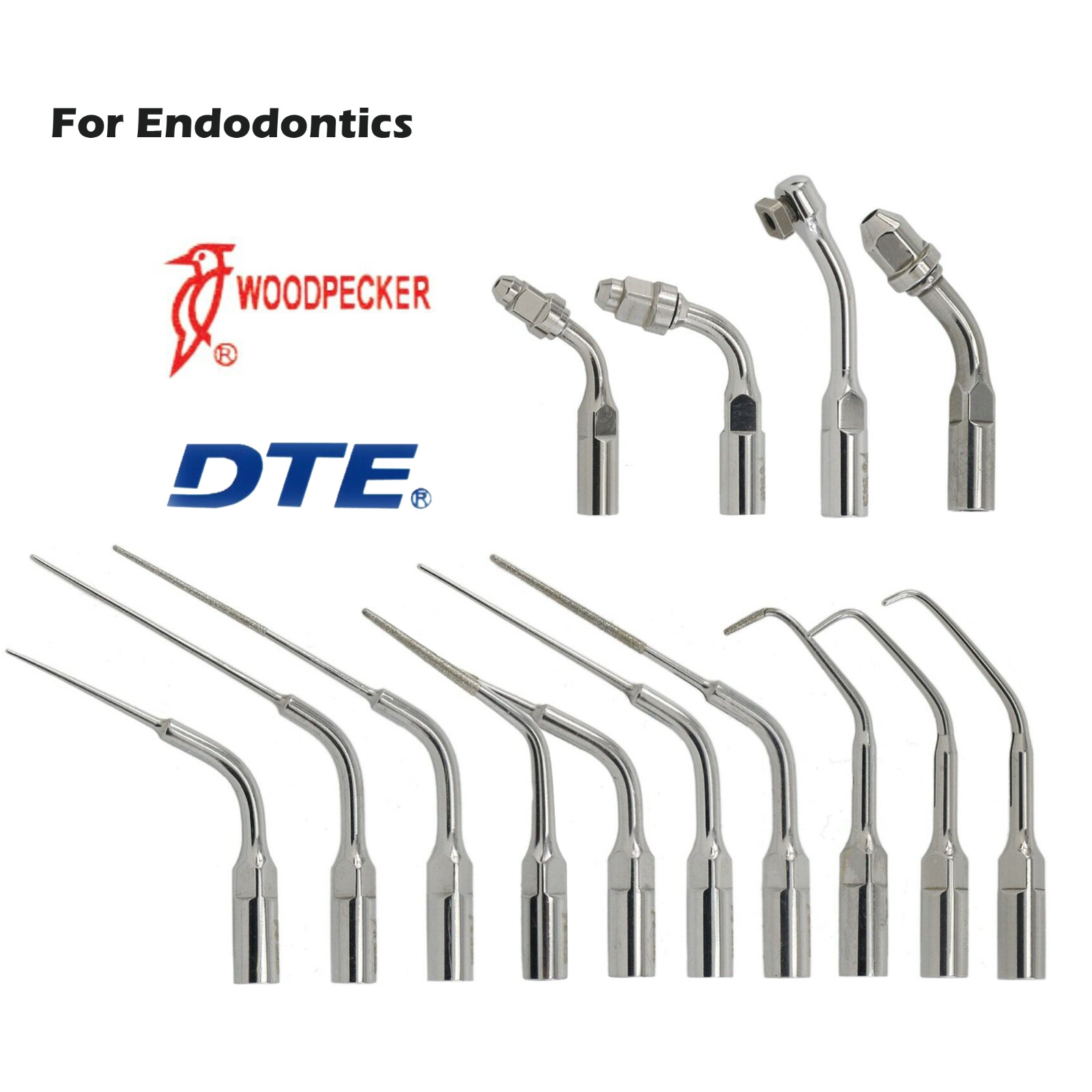 Woodpecker DTE Dental Ultrasonic Piezo Scaler Tips Endo Perio Scaling EMS Satele