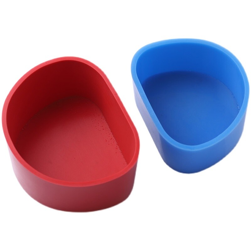 10Pcs Dental Lab Silicone Embedding Boxes For Full Mouth Suction