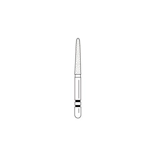 Abrasive Technology Two Striper FG #253.10 Flame Coarse Grit Diamond Burs 5/Pk