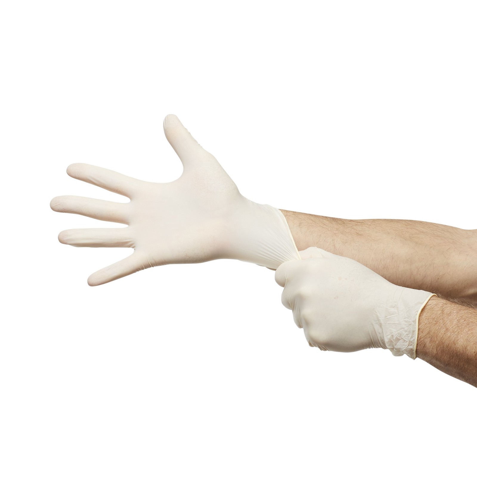 Trilon 2000® PF with MC3® Stretch Vinyl Exam Glove, Large, Ivory-Case of 1000