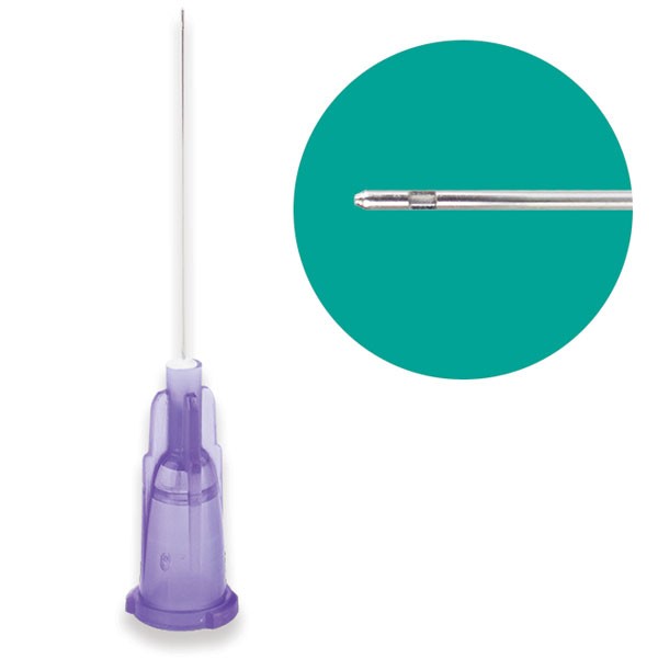 Plasdent INT-P30 ProBevac Close End Irrigation Needle Tips 30 Gauge Purple 100Pk