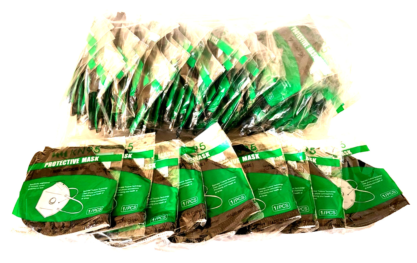 PROTECTIVE MASK KN95 Individually Wrap (50) Units Non-Medical Use NEW SEALED