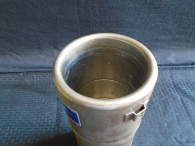 COLE-PARMER 2000mL Cylindrical Stainless Steel Dewar Flask 100mm ID 305mm D