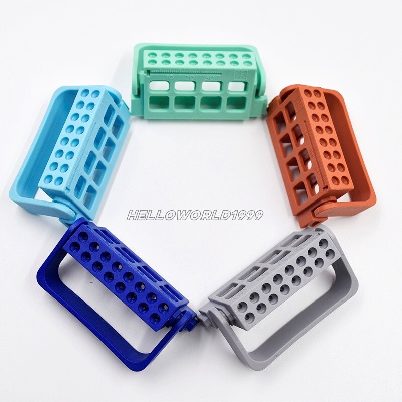 Dental Endo Root Canal Engine Hand File Dispenser Organizer Disinfection Holder