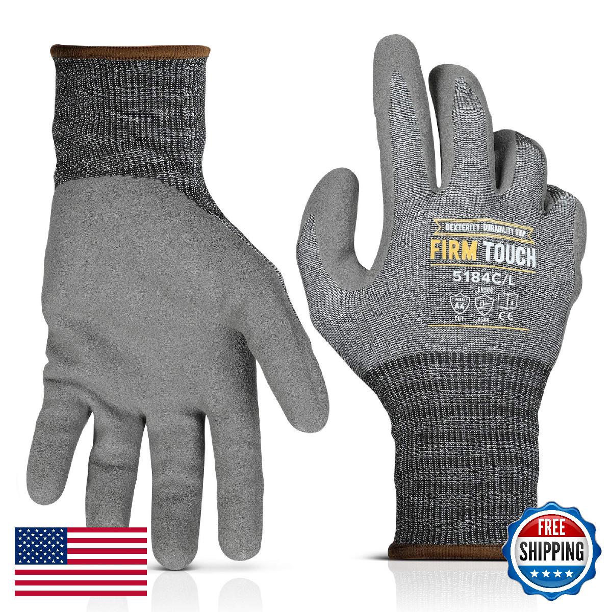 Glove Station Nitrile Foam Coated Cut Resistant Gloves Small Pack Of 12