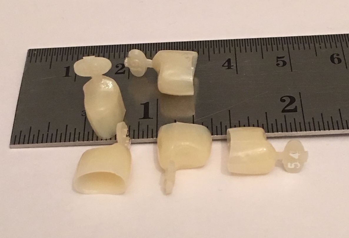 Dental Polycarbonate Temporary Crowns 5 pcs #54