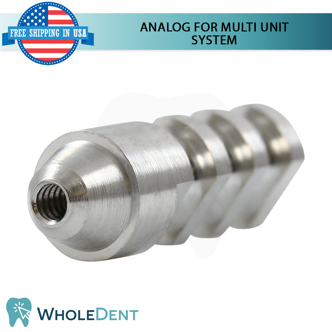 Angulated Abut ment Multi Unit 17° Kit 3mm Titanium Dental Im plant Internal Hex