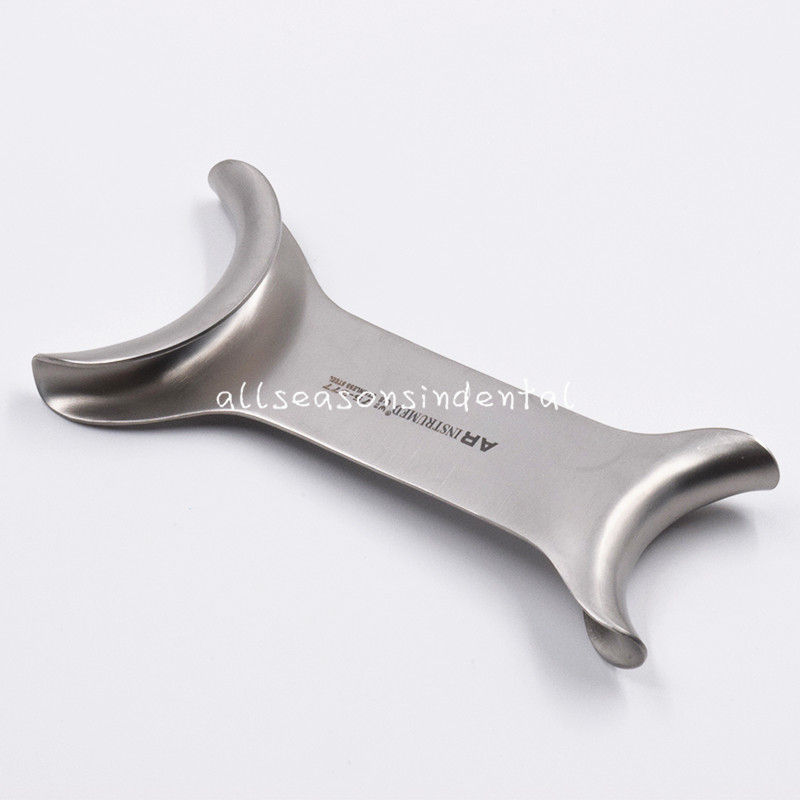 Stainless Steel Dental Ortho Mouth Opener Metal Double-Head Cheek Lip Retractor