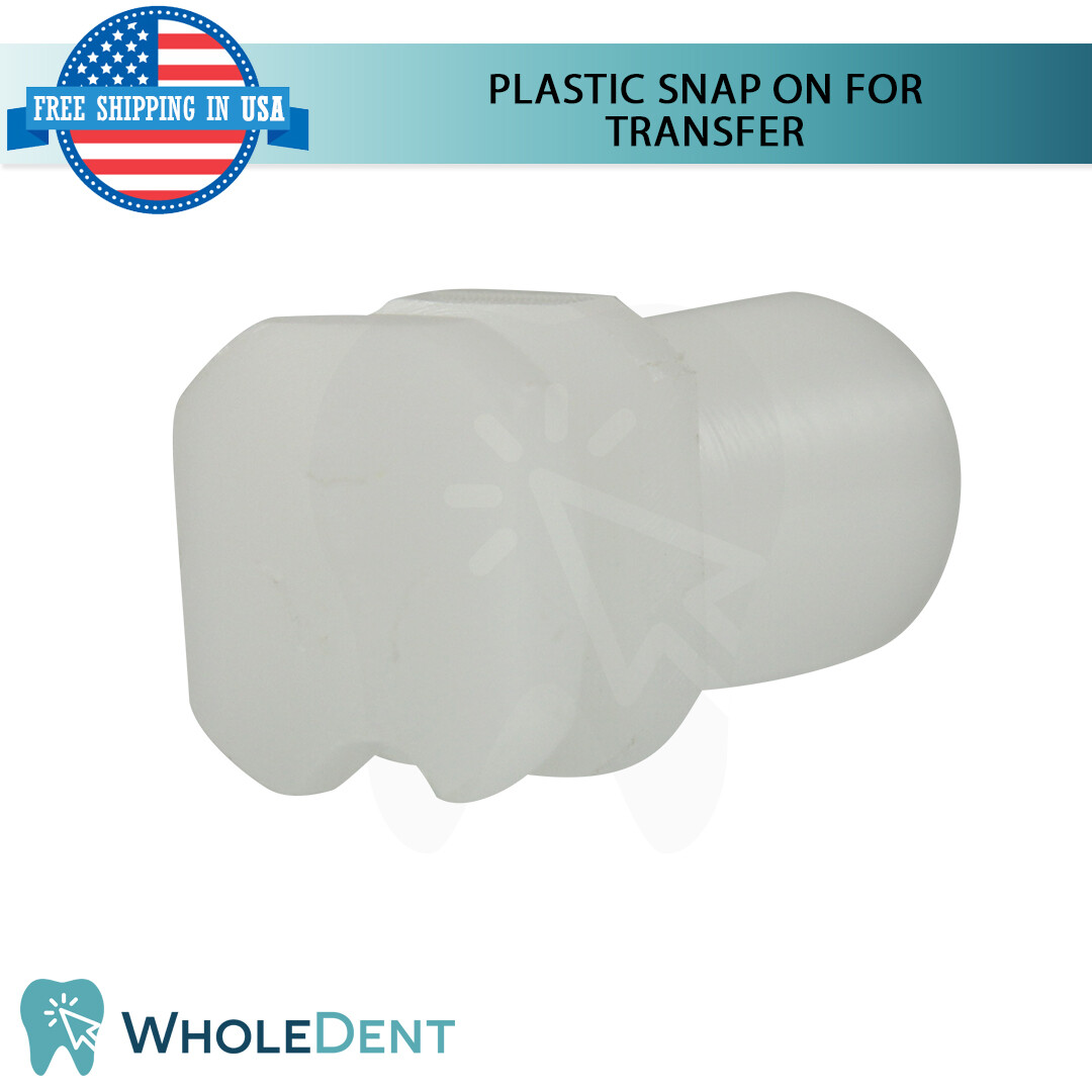 Plastic Snap-on Concave Anatomic Transfer Cap Dental Implant Abutment