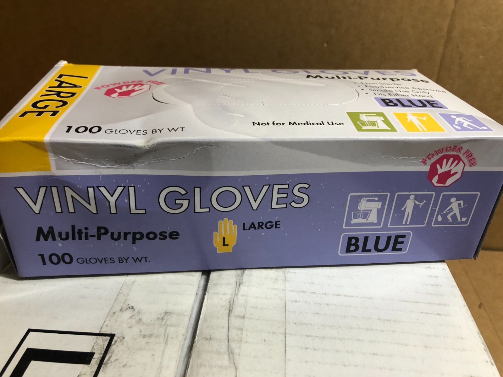 Netcare Multi-Purpose Vinyl Gloves – LARGE (10 Boxes / 100 Gloves By Wt per Box)