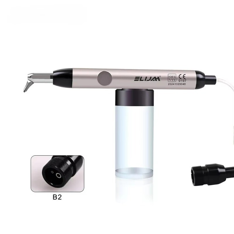 Dental Alumina Air Polisher Abrasion Microetcher Sandblasting Gun 2/4Holes NEW