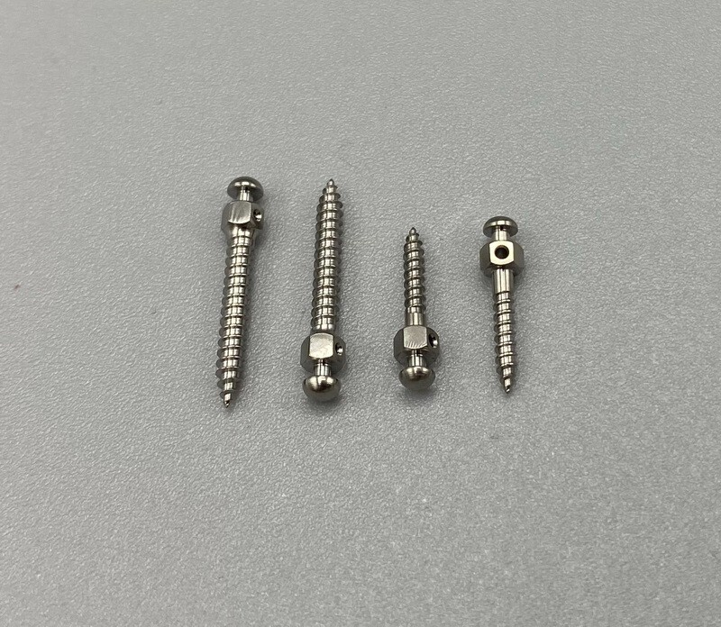 Dental Orthodontic Titanium Micro Implant Mini Screws Self-Drilling Fuchsia set