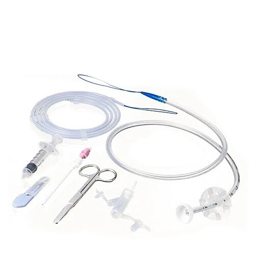 Percutaneous Endoscopic Gastrostomy Set, PEG Set 24fr lot of 3pc
