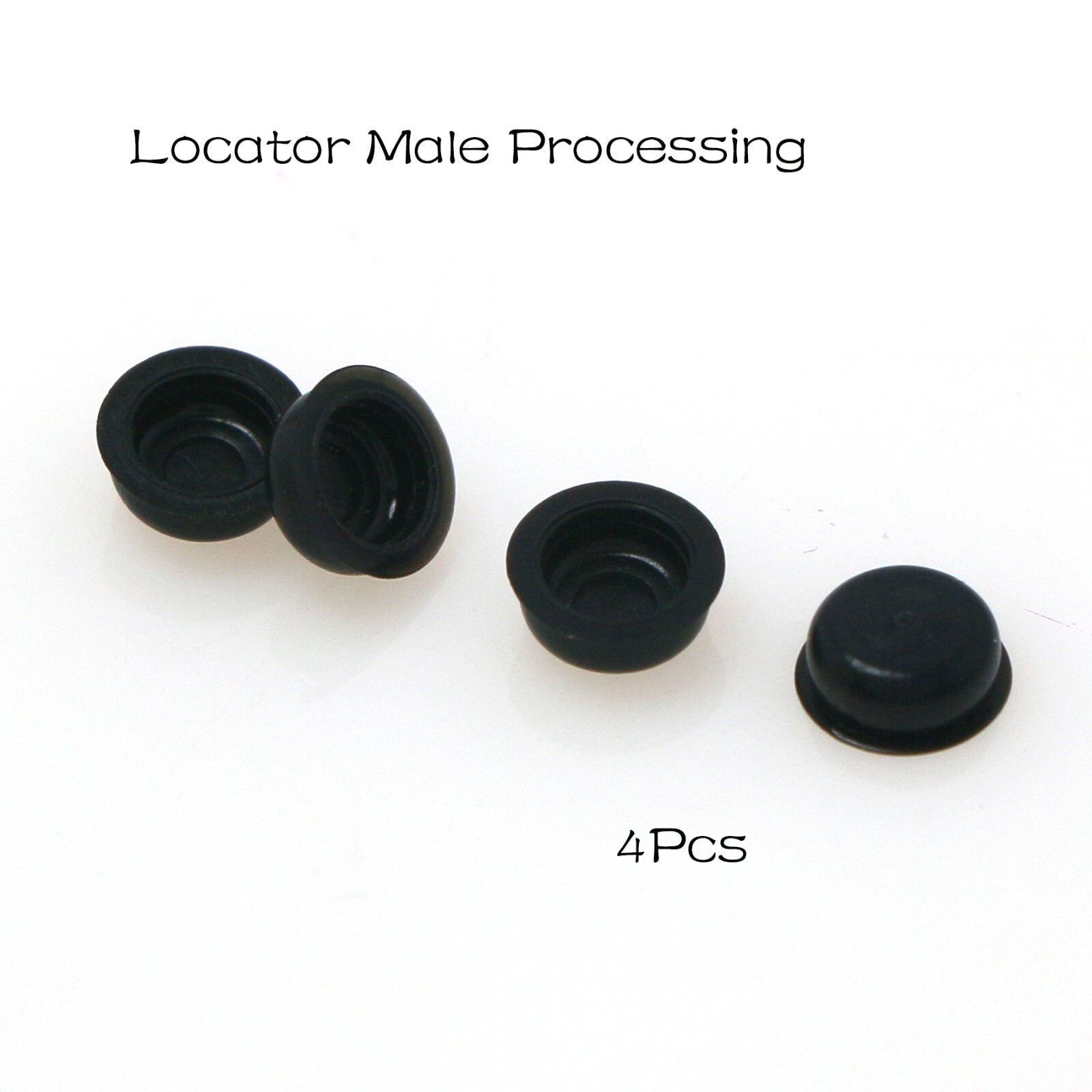 US Dental Locator Processing Retention Replacement Inserts Caps Black