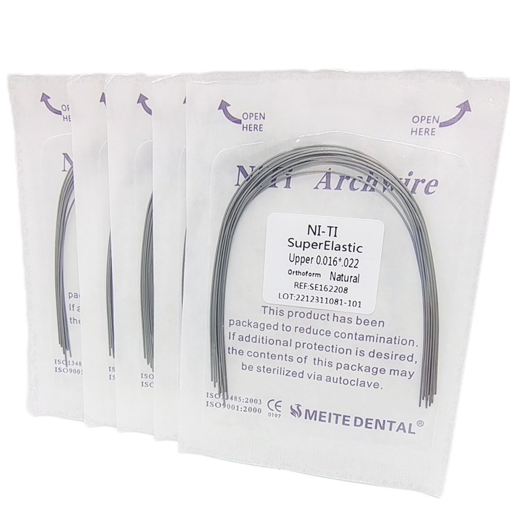 10Bags Dental Orthodontic Super Elastic Niti Nature Form Rectangular Arch Wires