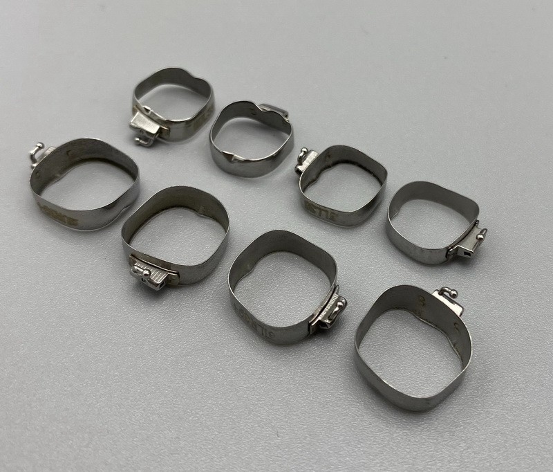 4pcs/kit Dental Orthodontic Molar Bands&Buccal Tubes #29-44+ Roth 018/022
