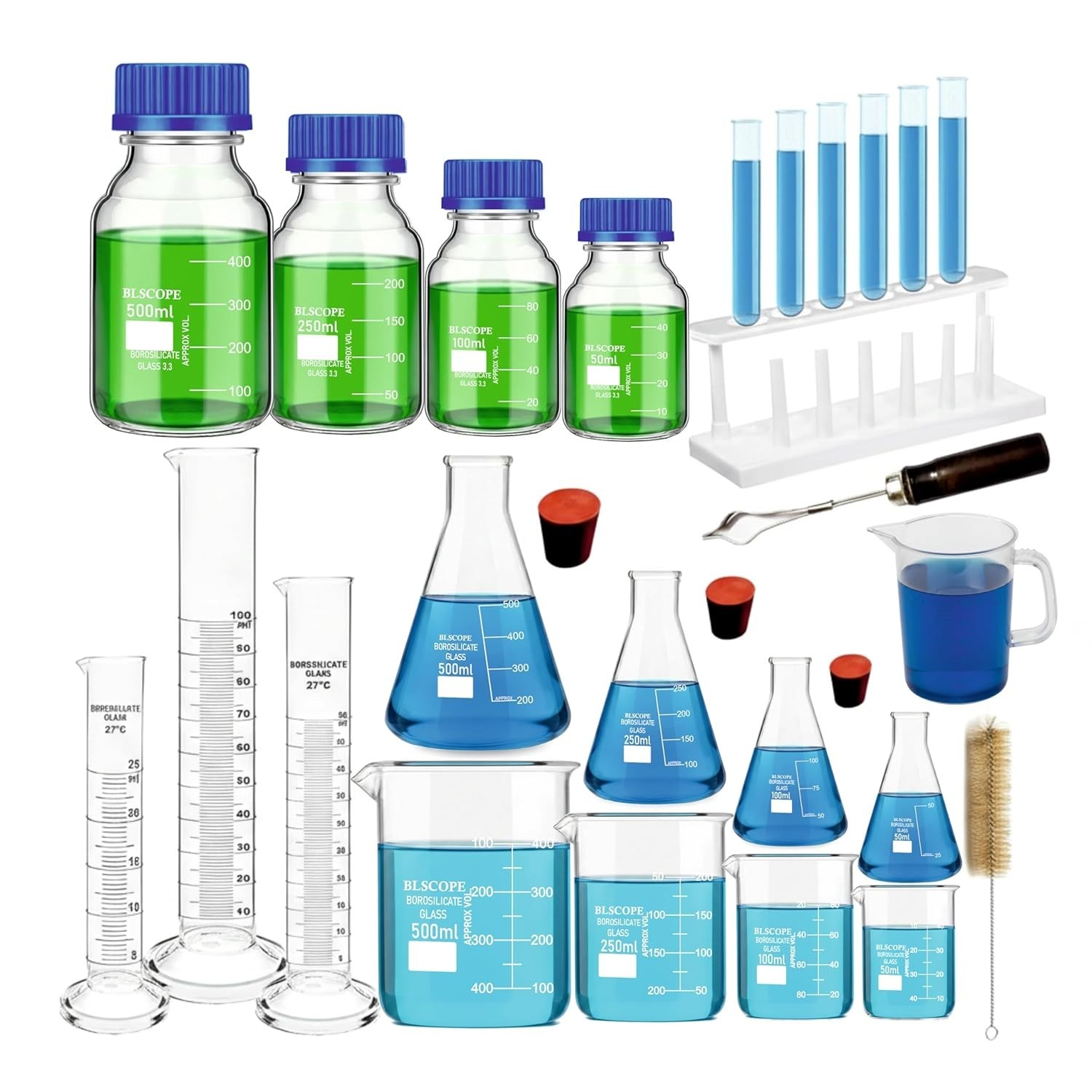 Borosilicate Glass 3.3 Laboratory Kit Chemistry Lab Cosmetics Perfume Making