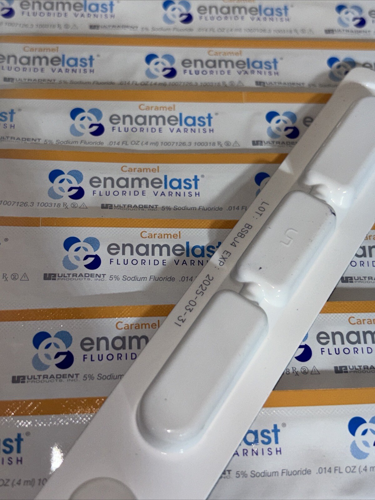 10x Lot – Enamelast Flouride Varnish Caramel