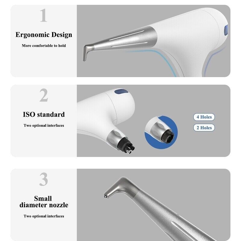 Teeth Whitening Spray Air Water Polisher Air Polish Handle Bicarbonate Jet Air