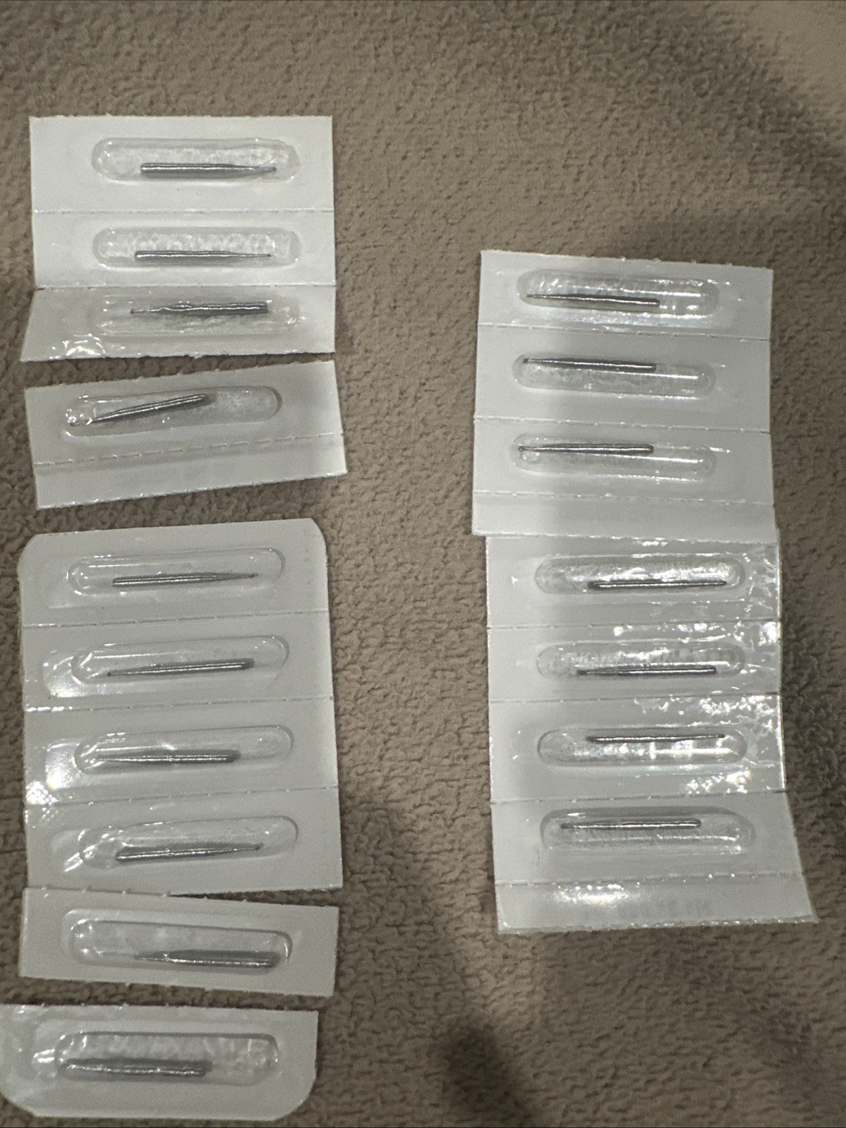 MIX OF Brasseler 1/2 AND 1 FG Round Carbide Burs (7 #1 And 10 #1/2) (17 TOTAL)