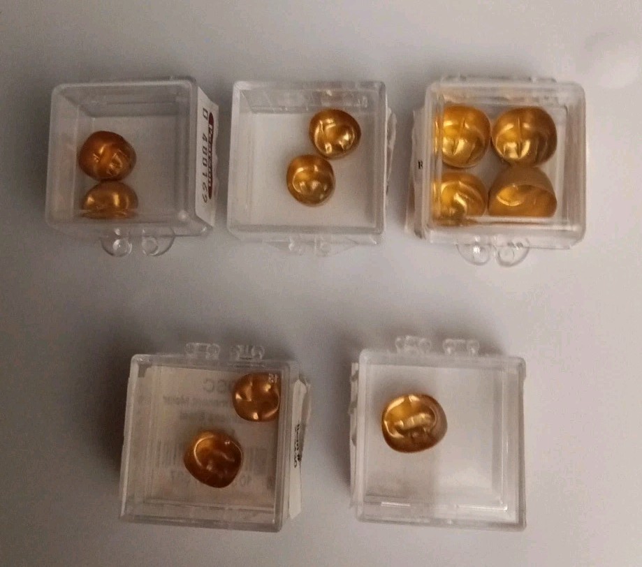 DSC Dental Tempgold 1st Permanent Molar Anodized Aluminum Mixed Lot Of 11