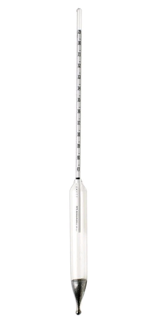SP Bel-Art, H-B 0/12 BeHy 0.1 Div. Durac Glass Hydrometer 618040000 NEW