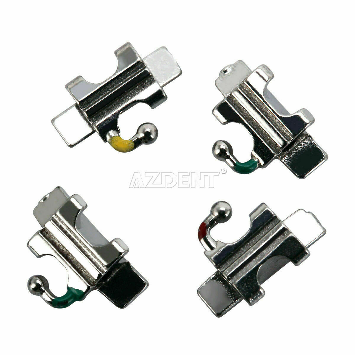 AZDENT Dental Orthodontic Sgl Buccal Tubes 1st 2nd Molar Tube Roth MBT.022 .018