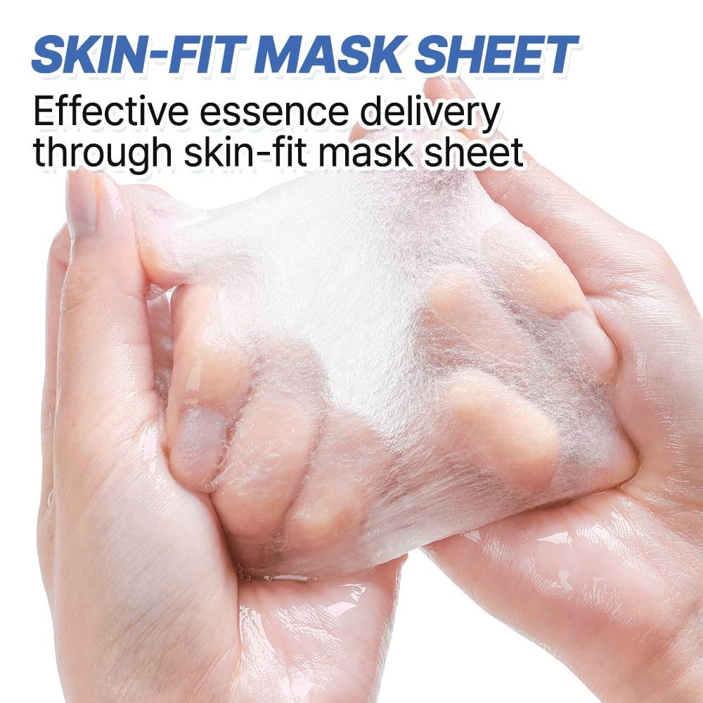 NEXTBEAU Solution Sheet Mask Variety Pack, 10 Count (5 1 (Pack of 10)