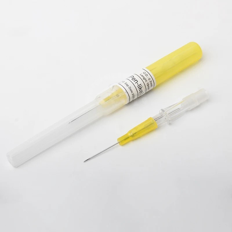 50pcs IV Cannula Pen Type Intravenous Injection Catheter 22G